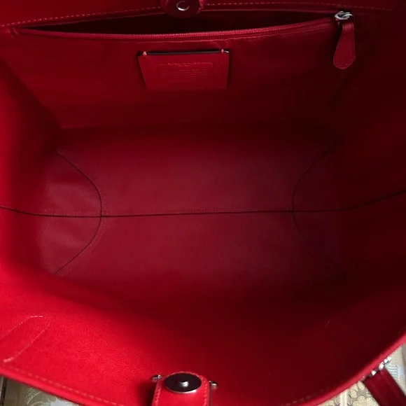 Coach City Striped Tote NWOT - Picture 7 of 11